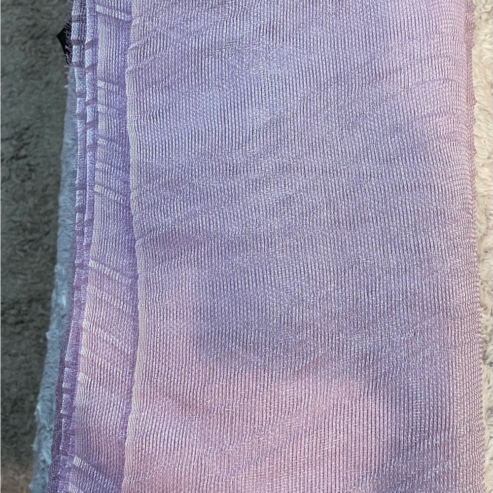 Emporio Armani Lilac Textured Scarf